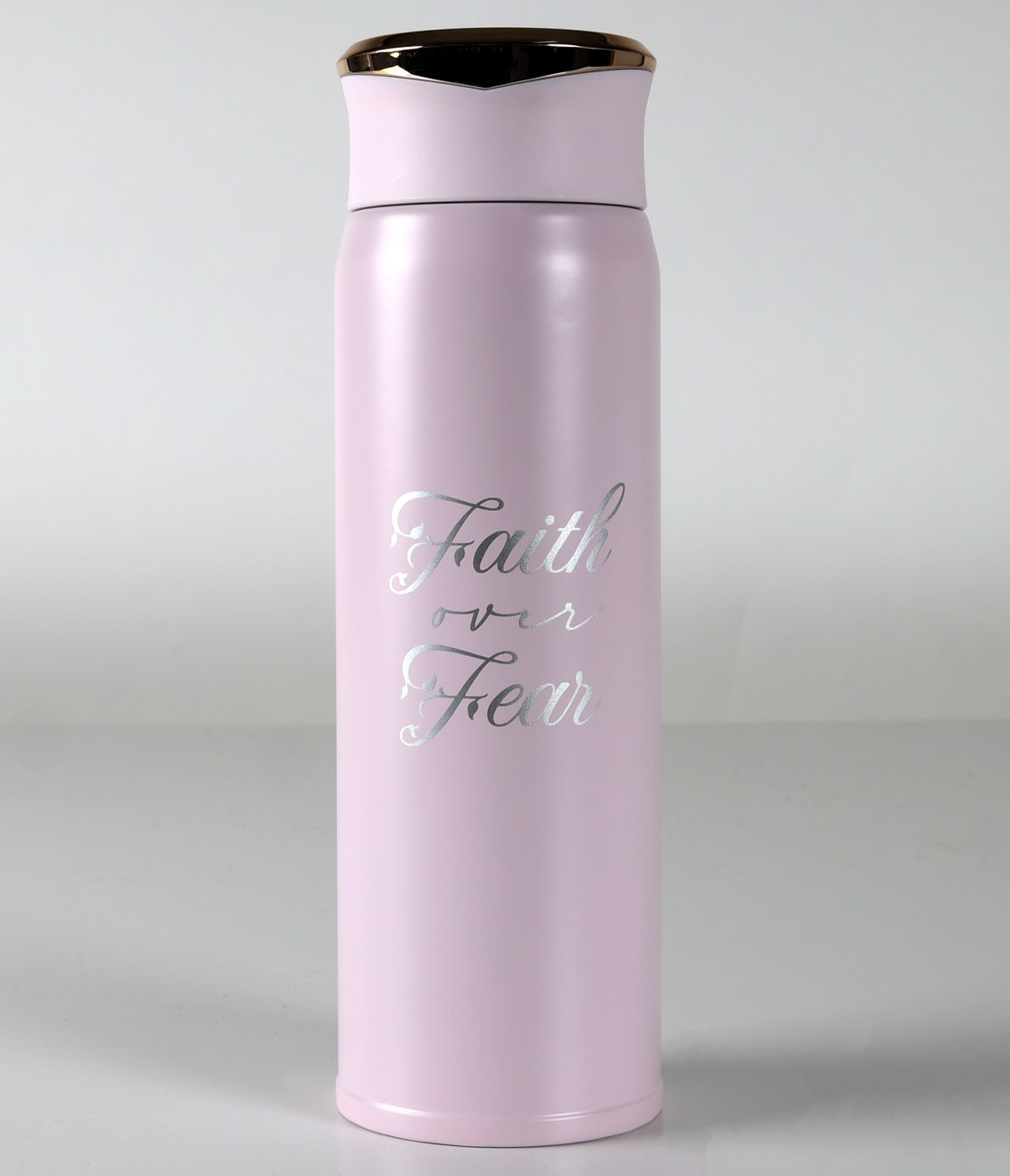 Bottle Flask S/Steel Pink - Faith Over Fear