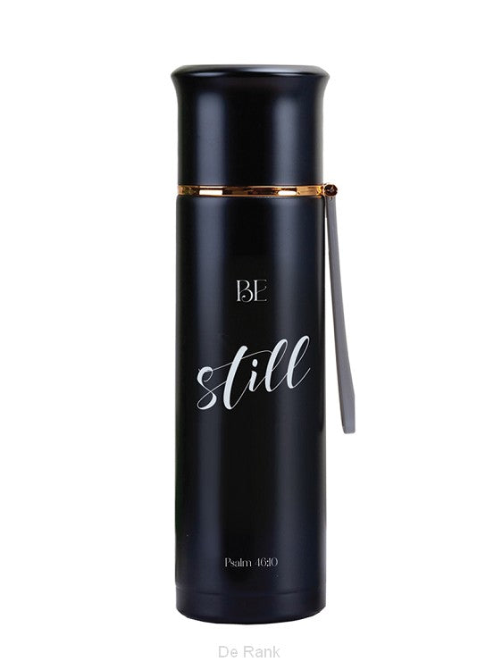 Thermos Bottle S/Steel 500ml - Be Still (Black)