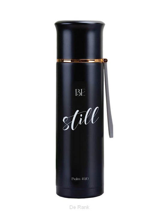 Thermos Bottle S/Steel 500ml - Be Still (Black)