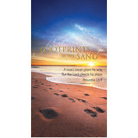 Pocket Planner - Footprints in the Sand - Proverbs 16:9