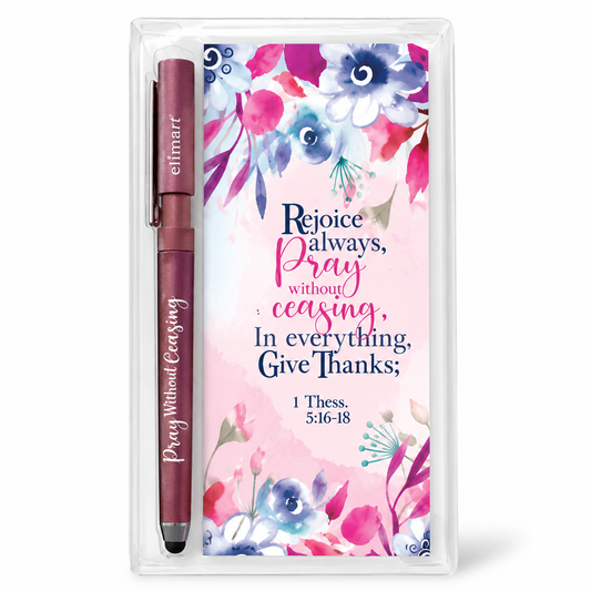 Pen Gel Pink - Pray without Ceasing