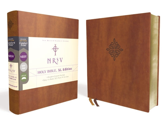 NRSV X-Large Print Bible Brown LeatherSoft