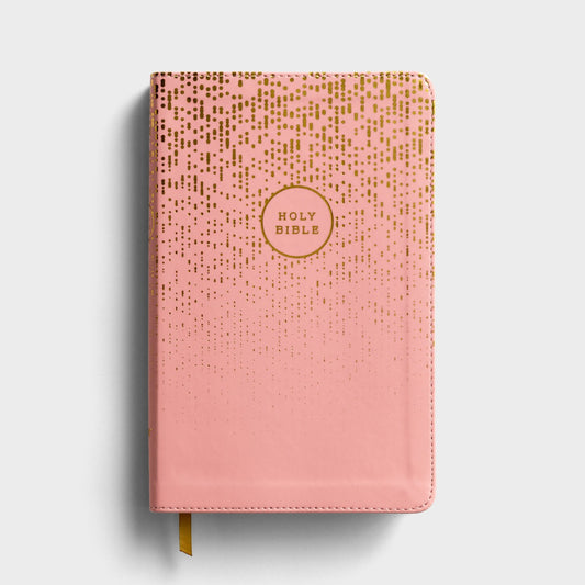 NIV  Bible For Teens Thinline Pink/Gold Lth/Soft