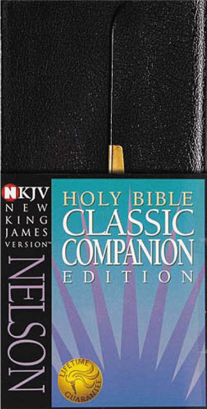 NKJV  Classic Companion Snap-Flap Black 24S