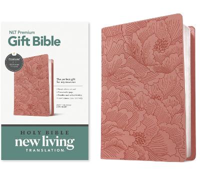 NLT Premium Gift Bible Filament Pink
