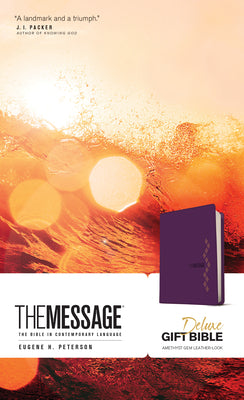 Message  Bible Deluxe Gift Ameth/Gem Im/Lth