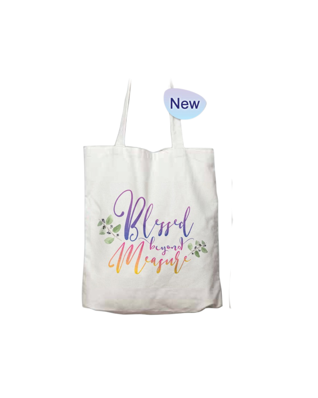 Tote Bag Canvas - Blessed beyond Measure