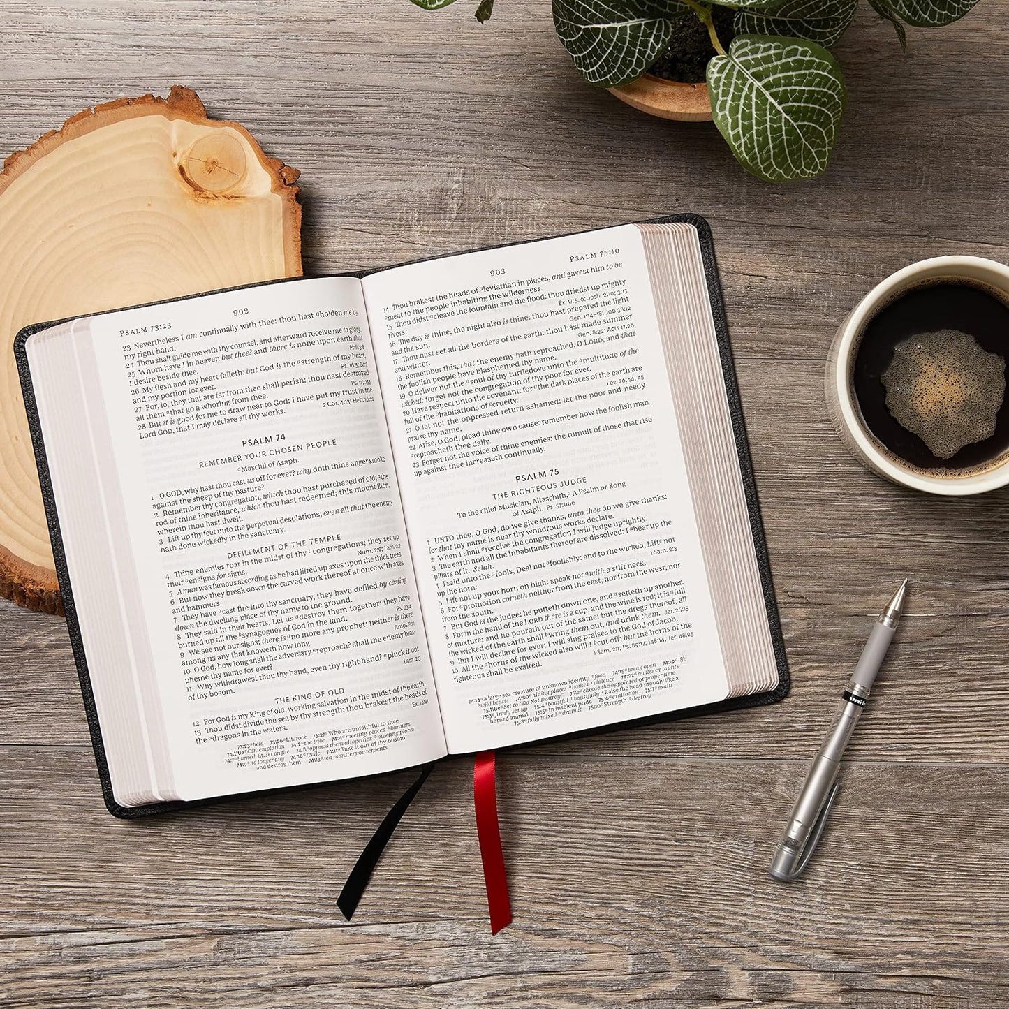 KJV End-Of-Verse Ref Bible Personal Size L/P Brown