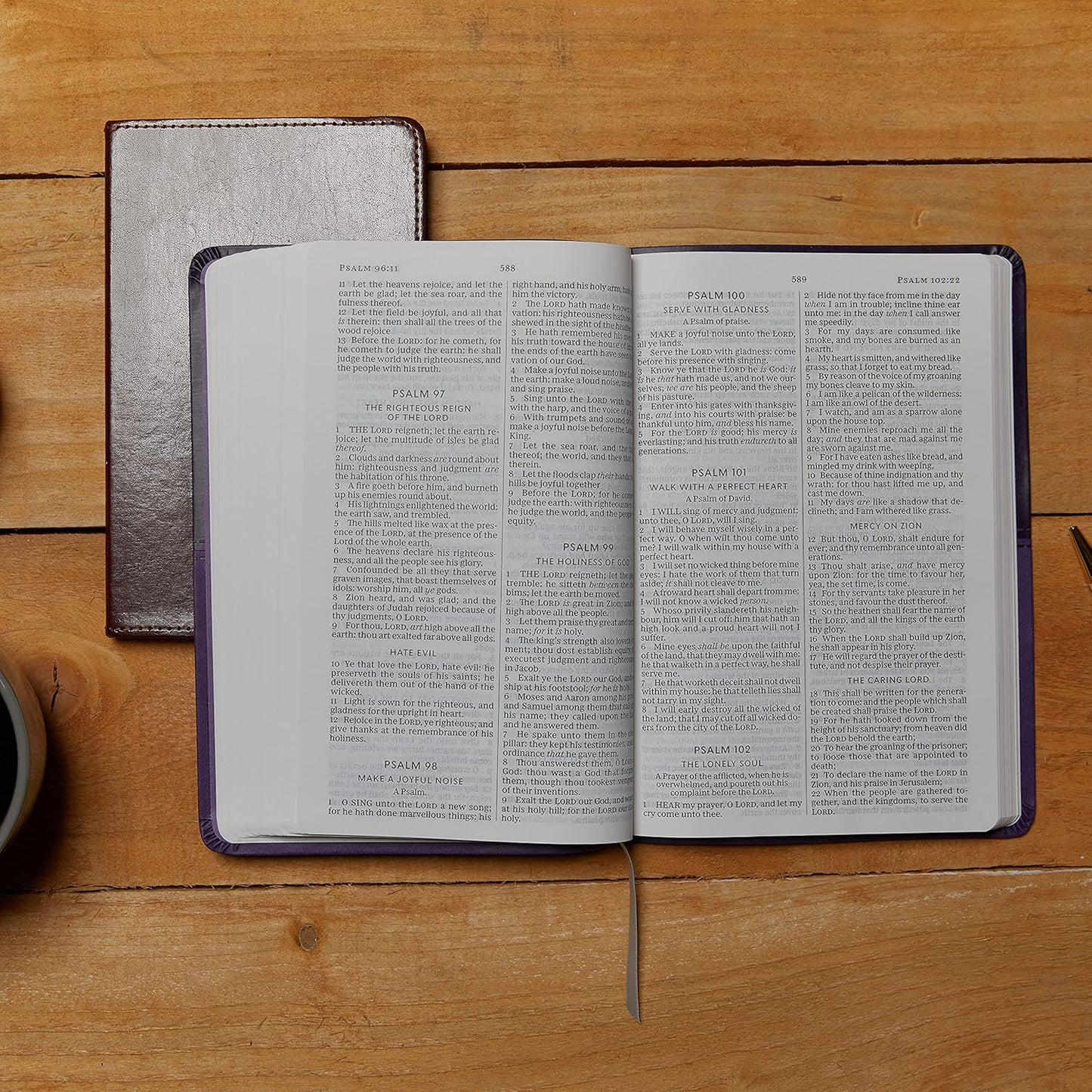 KJV Value Thinline Bible Large Print Teal Imitation Leather