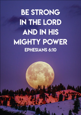 Picture Wood - Be Strong In ...(A4)