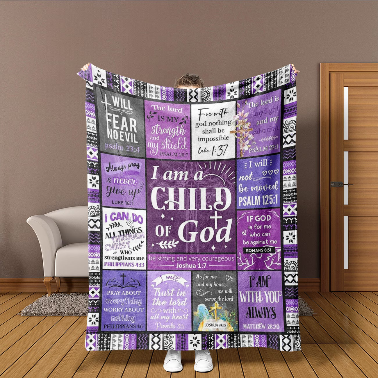 Blanket/Wall Hanging Purple
