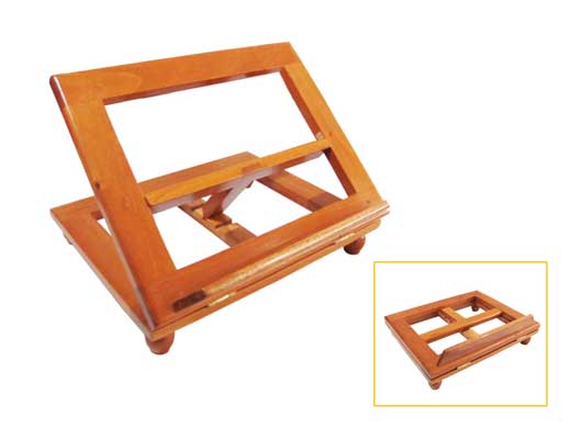 Mahogany Bible Stand - Table Frame Style 10x8inch (Light)