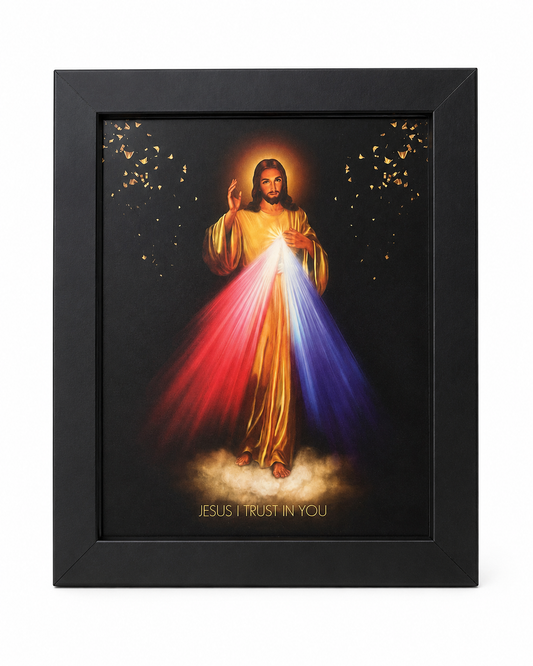 Jesus I Trust In You - Frame 24.5cmx39.5cm