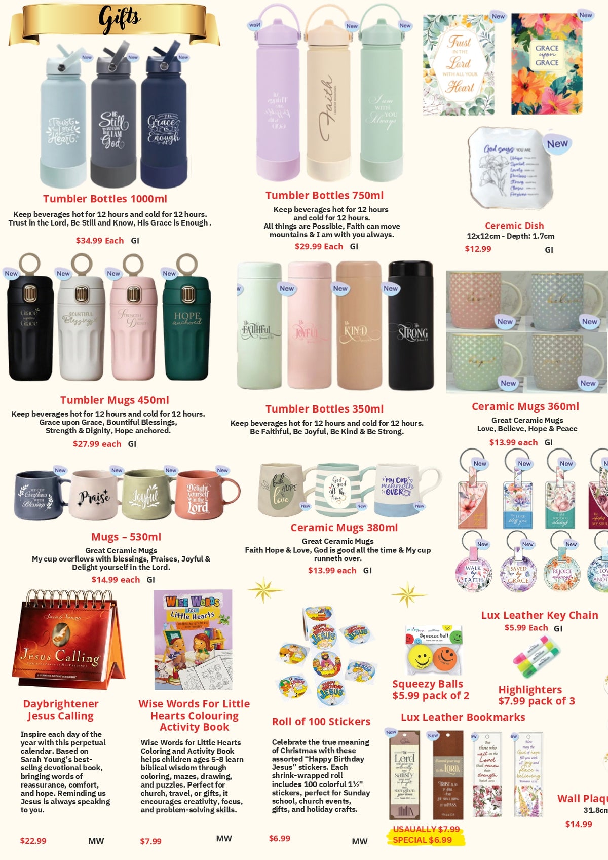 Church Stores catalogue page