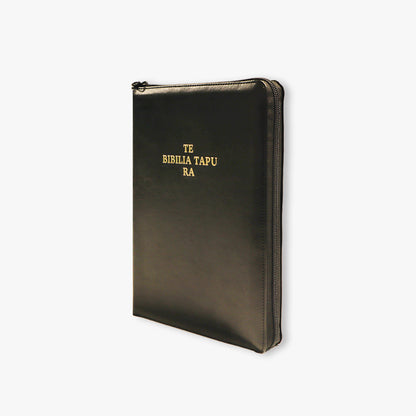 Cook Island Maori Bible Reformatted Black Imitation Leather Zipped (2025)