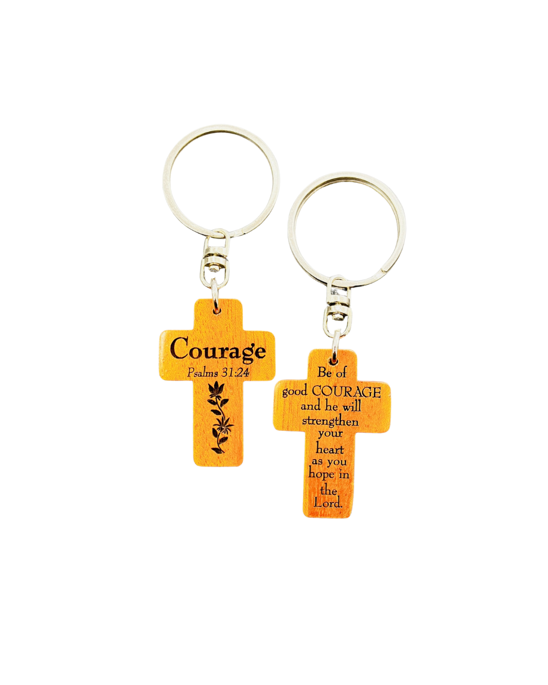 Key Ring Mahogany -Courage