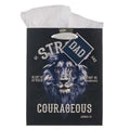 Gift Bag Medium Strong & Courageous Dad Joshua 1:9