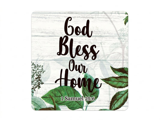 Magnet Wooden Fridge - God Bless