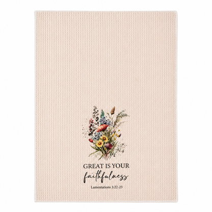 Tea Towel - Great is Your faithfulness