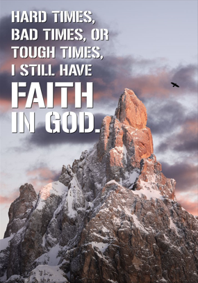 Picture Wood - Hard Times... (A4)