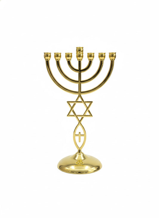 Menorah Seven Lamp Stand 20x13 cm
