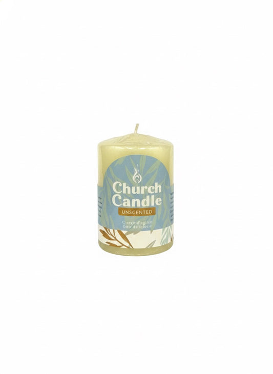 Church Candle Unscented 5x7.5cm