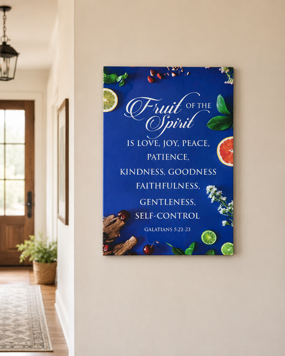 Picture Wood - Fruit Of The Spirit (A4) - Blue