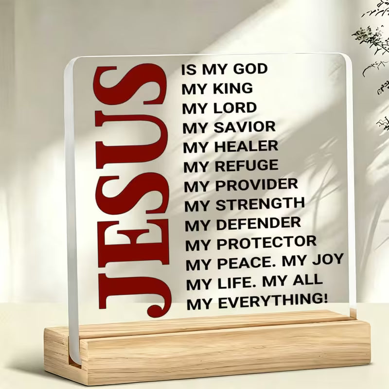 Acrylic Plaque - Jesus FS