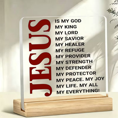 Acrylic Plaque - Jesus FS