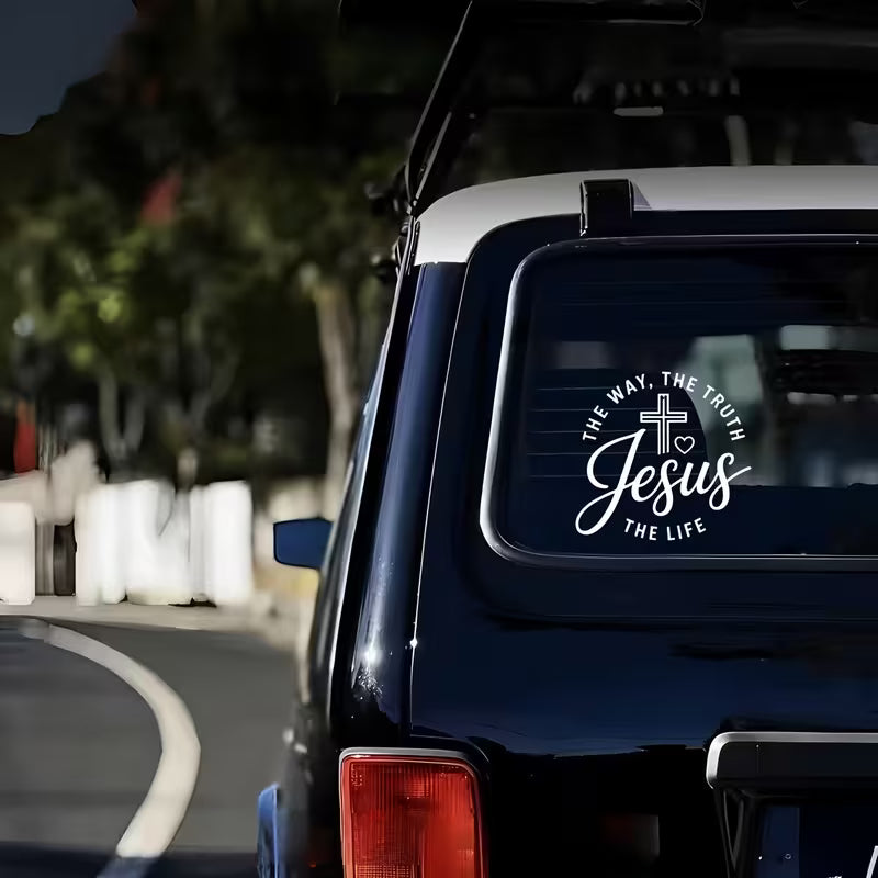 Auto Decal - Jesus The Way - Large