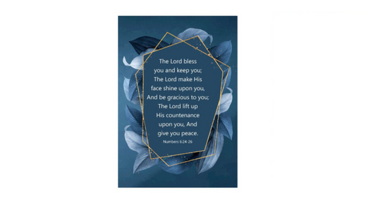 Picture Wood - Lord Bless You And .... (A3)