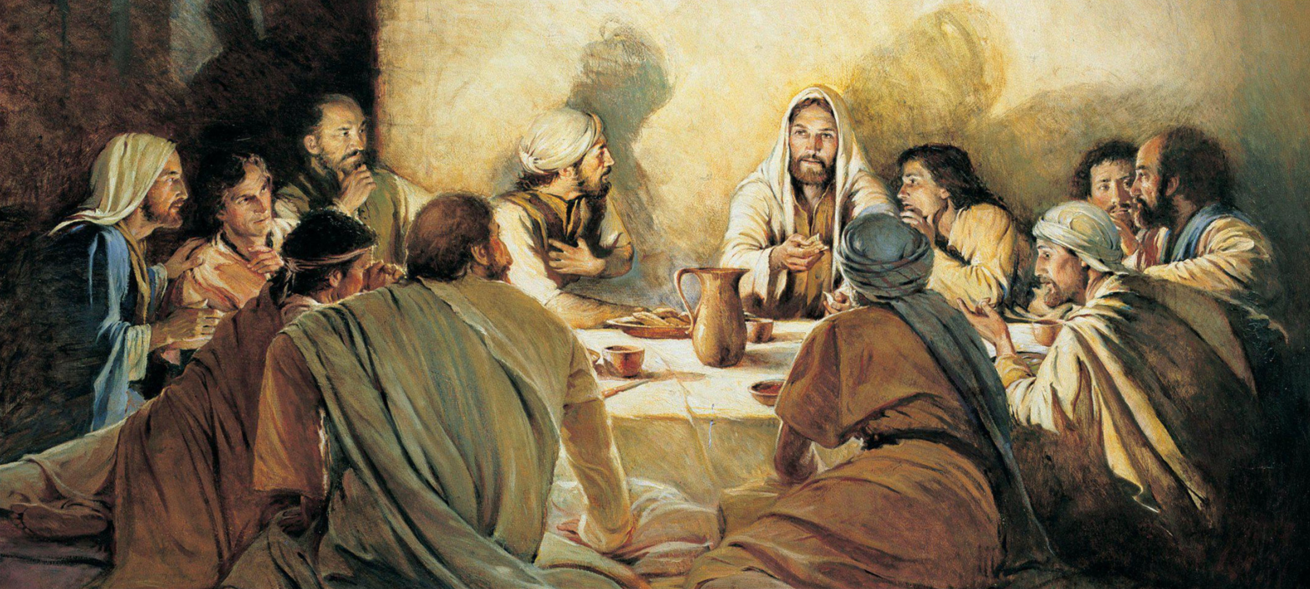 Plaque Picture Wood - Last Supper (Around Table) 40X80