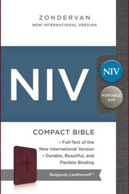 NIV  Bible Compact Burgundy Lth/Soft