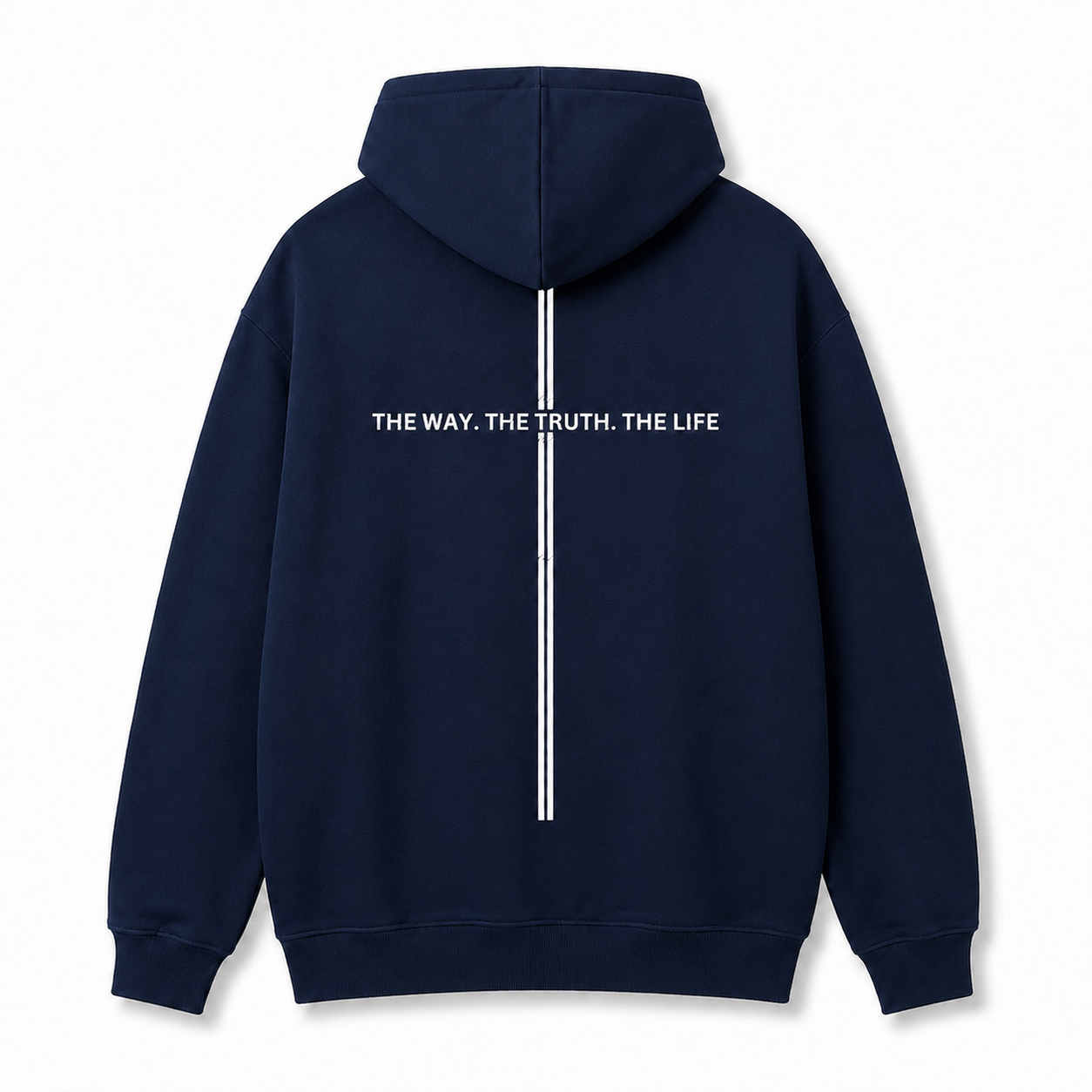 The Way, The Truth, The Life Hoodie – Navy