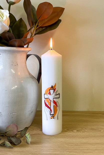 Paschal Candle Transfer - Flames