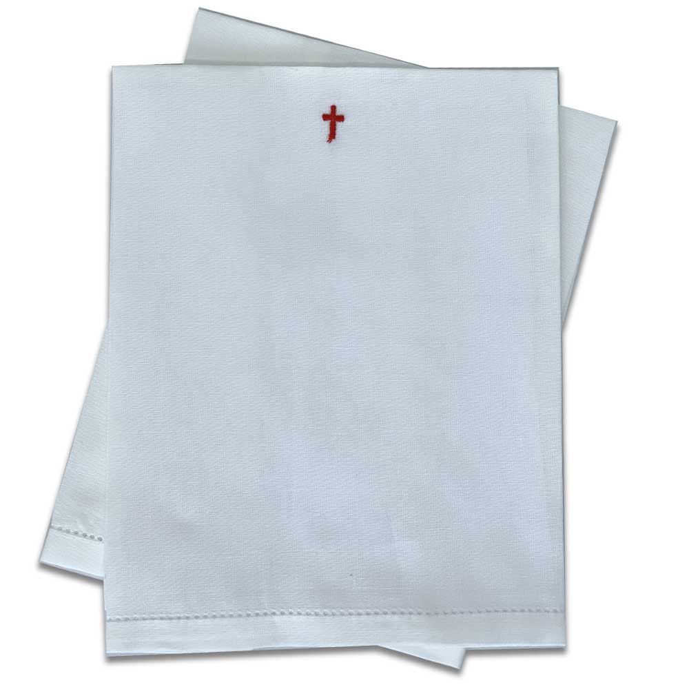 Purificator White/Cream (Red Cross) Non Hemstitched 18x12 inches