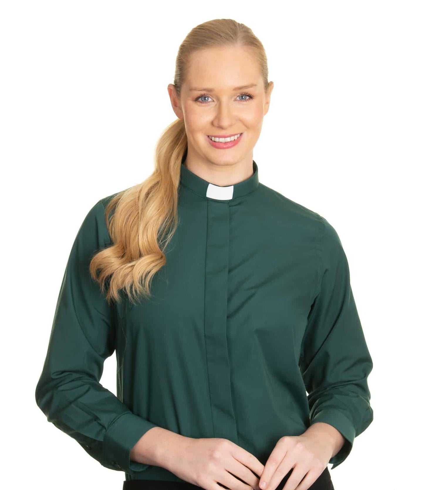 Long Sleeved Clerical Blouse