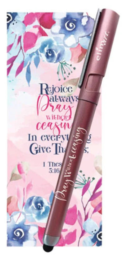 Pen Gel Pink - Pray without Ceasing