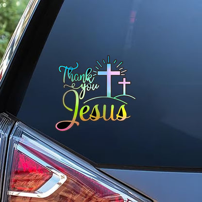 Auto Decal - Thank you Jesus