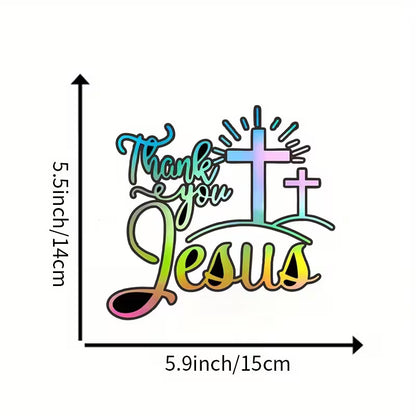 Auto Decal - Thank you Jesus