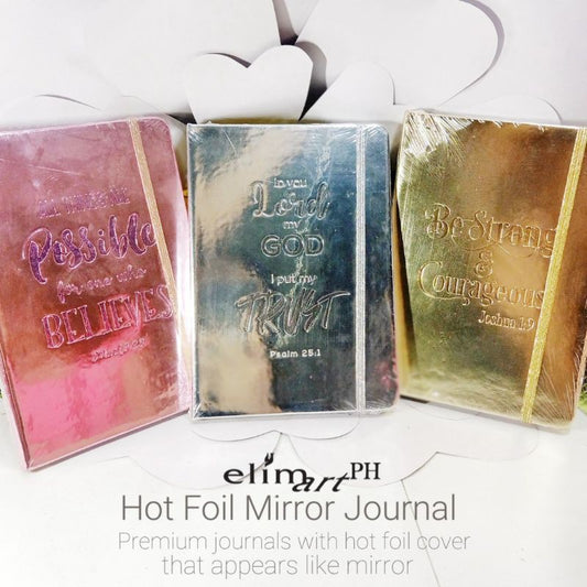Journal In You Lord My God - Silver Foil