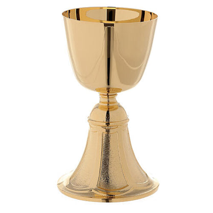 Chalice and Ciborium with cast brass foot