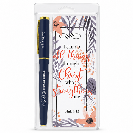 Pen Gel Blue Grey - I Can Do All Things