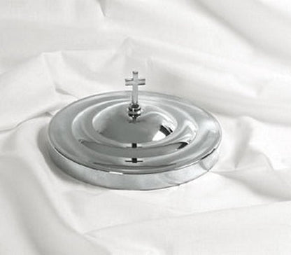 Communion Cup Tray Cover - Silvertone