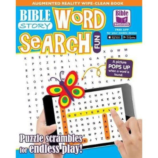 Bible Story Word Search Fun Age 5+ (Wipe-Clean)
