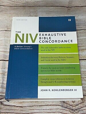 NIV Exhaustive Bible Concordance (3rd Edition)