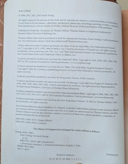 Jesus Calling: Enjoying Peace in His Presence