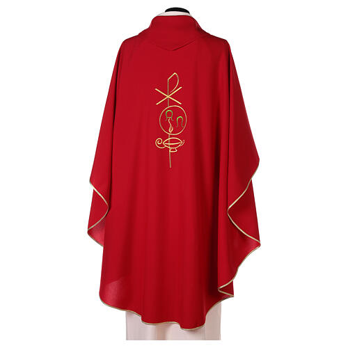 Chasuble Red Polyester - Italian