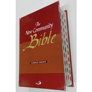 New Community Bible Catholic Index. Hardback. Red.