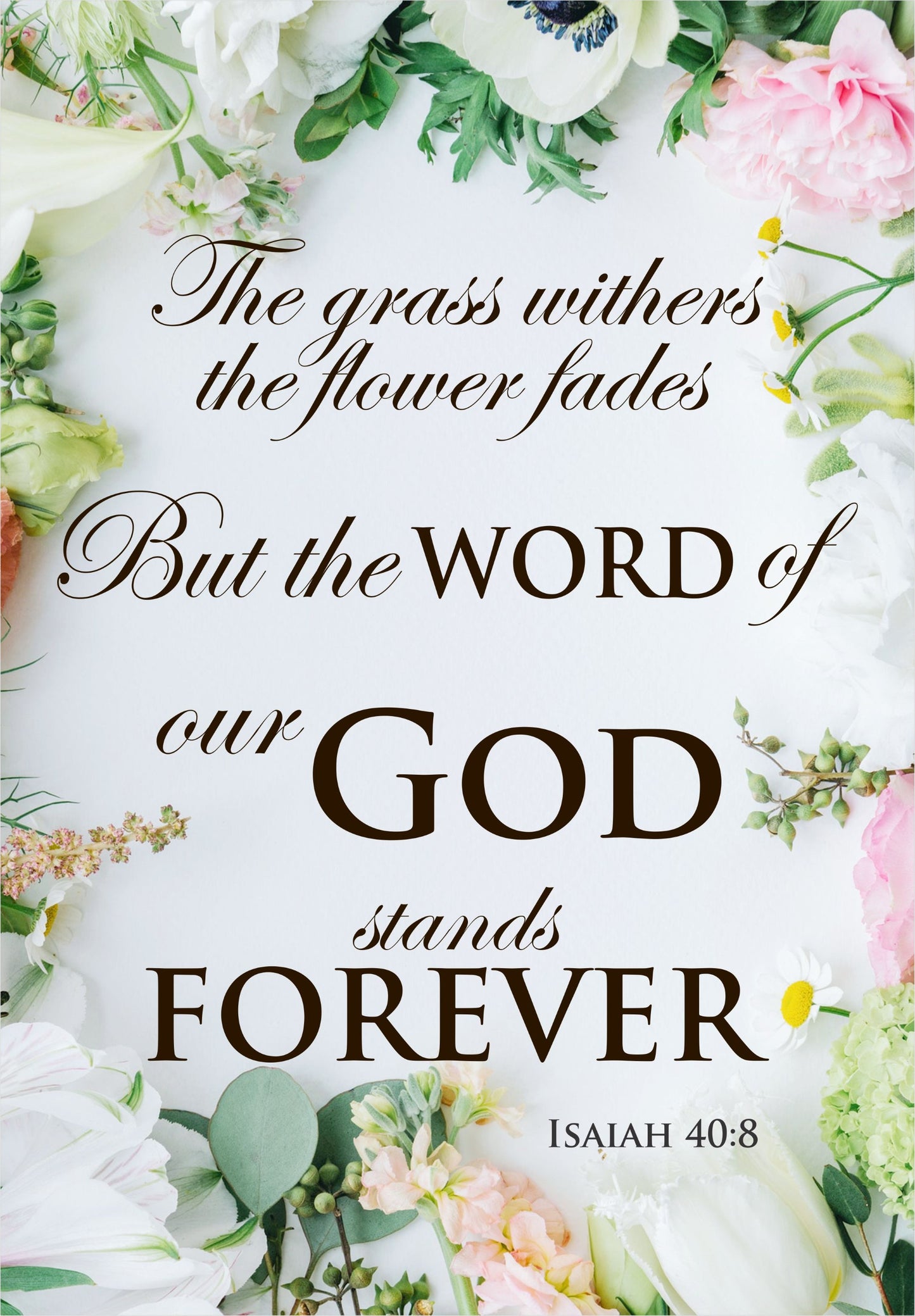 Plaque Wooden - Grass Withers (A4)